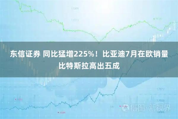 东信证券 同比猛增225%！比亚迪7月在欧销量比特斯拉高出五成
